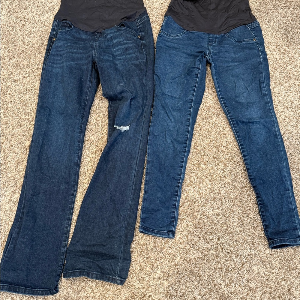 Sonoma Maternity  Dark Blue Women's Flare Jeans and Jeggings